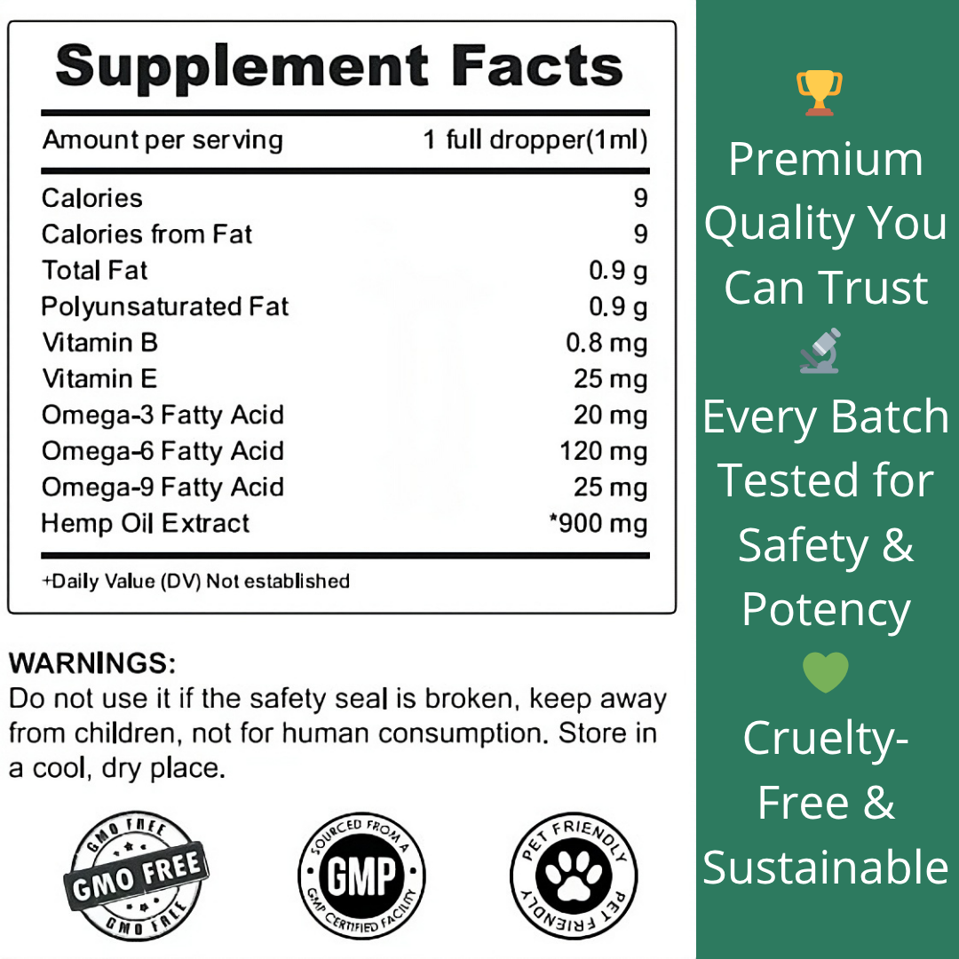 GreenPaws™ Hemp Oil Vitality Drops
