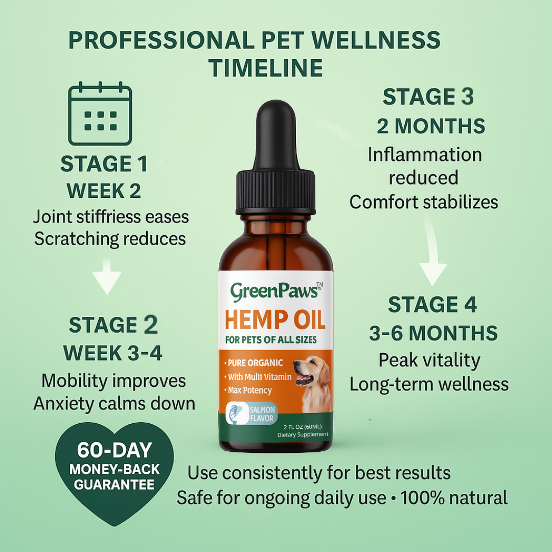 GreenPaws™ Hemp Oil Vitality Drops