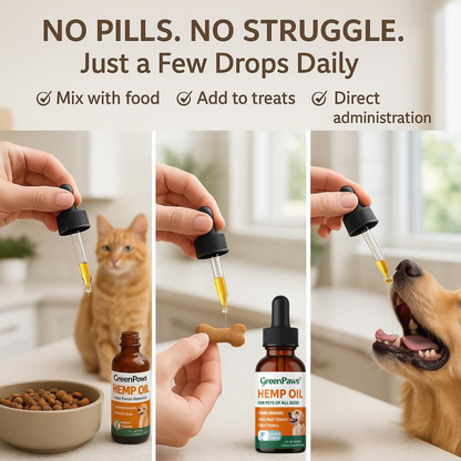 GreenPaws™ Hemp Oil Vitality Drops