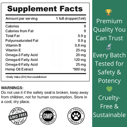 GreenPaws™ Hemp Oil Vitality Drops