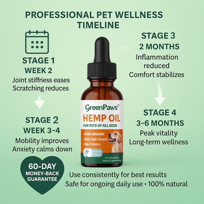 GreenPaws™ Hemp Oil Vitality Drops