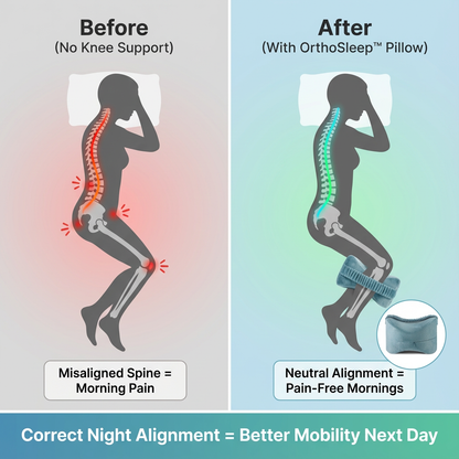 OrthoSleep™ Knee Alignment Pillow