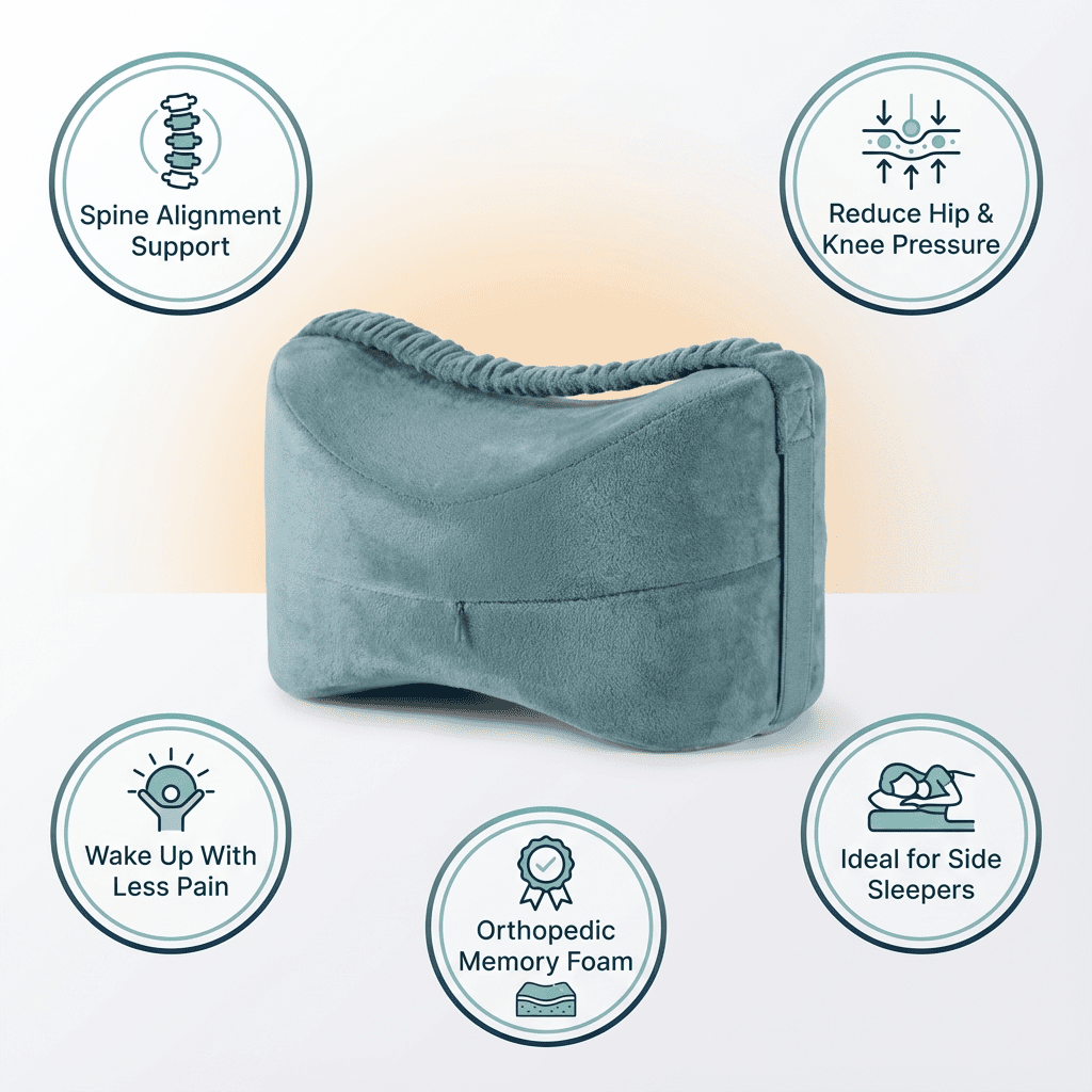 OrthoSleep™ Knee Alignment Pillow