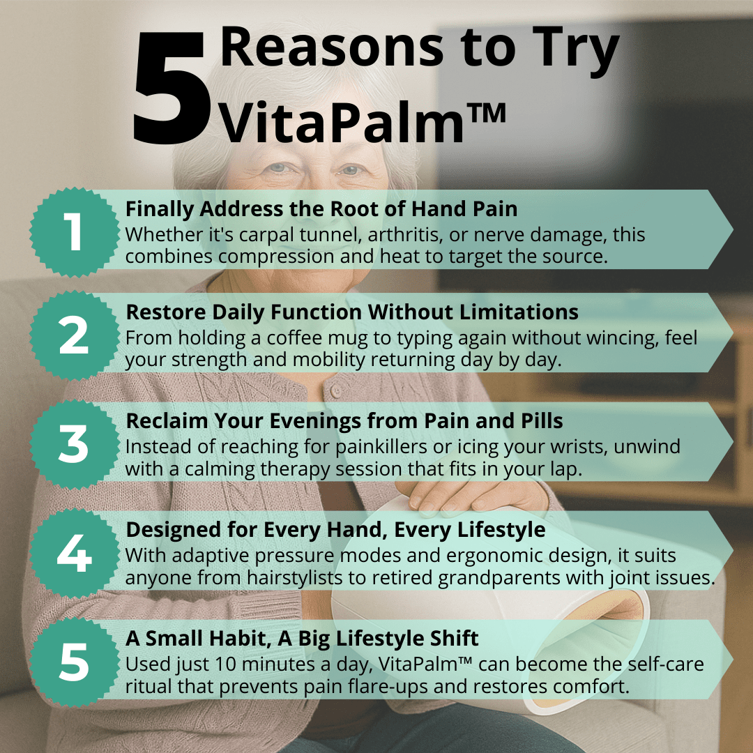 VitaPalm™ Deep Hand Therapy Massager